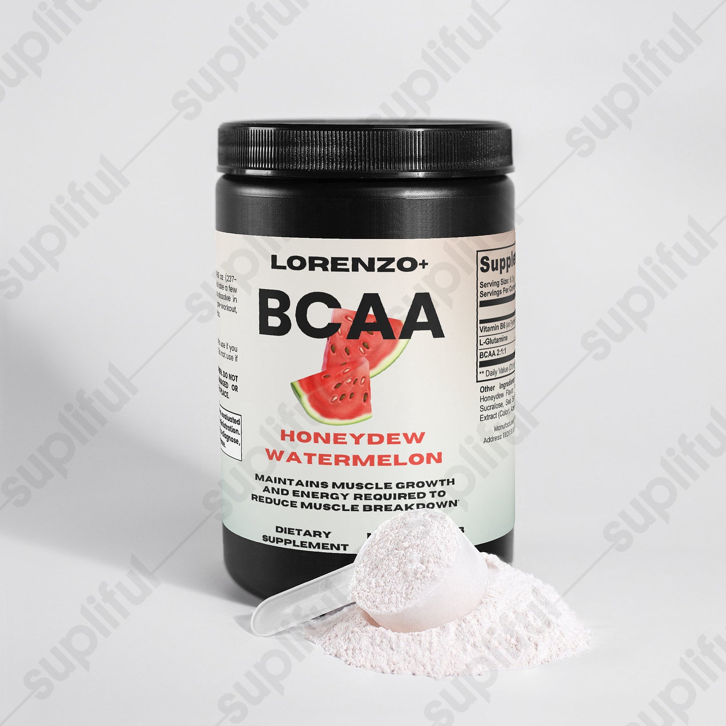 Lorenzo+ | BCAA Post Workout Powder (Honeydew/Watermelon)