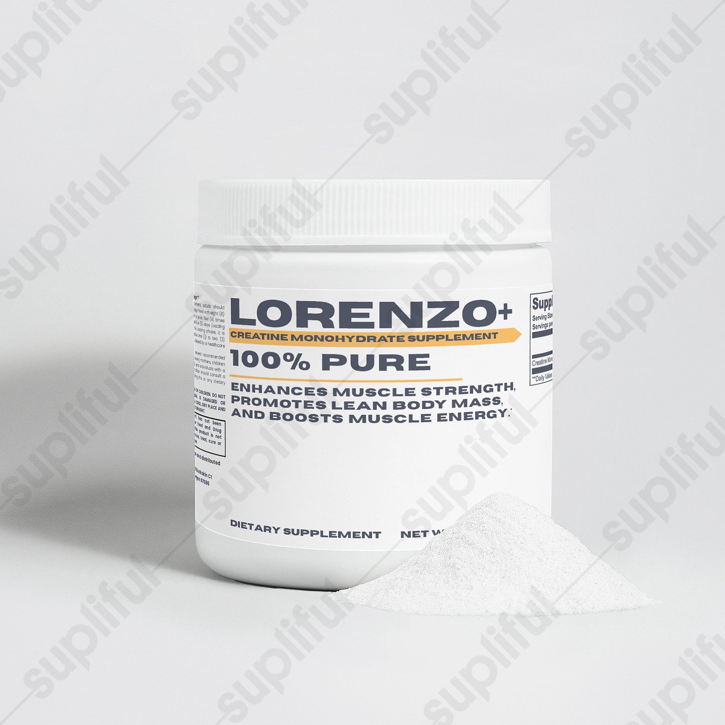 Lorenzo+ | Creatine Monohydrate Supplement
