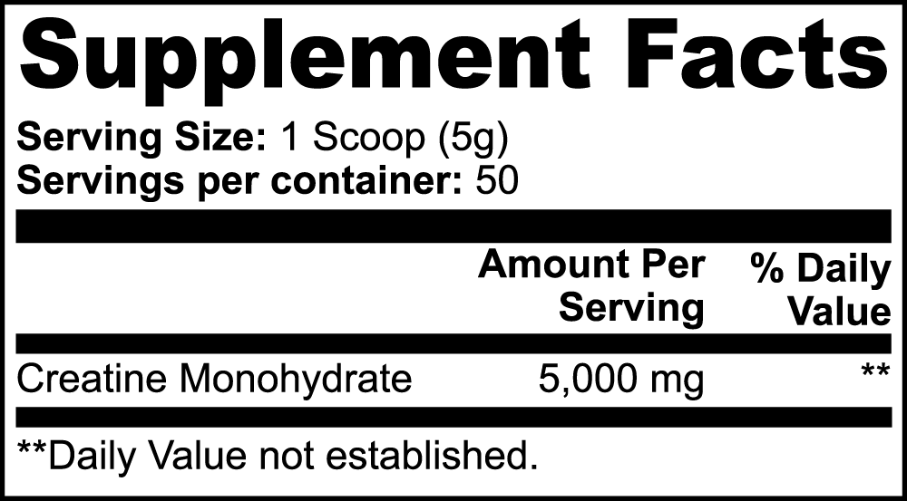 Lorenzo+ | Creatine Monohydrate Supplement